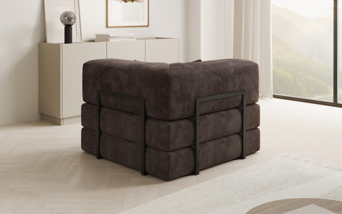Sofa-Sessel Lazy en corduroy pour designer