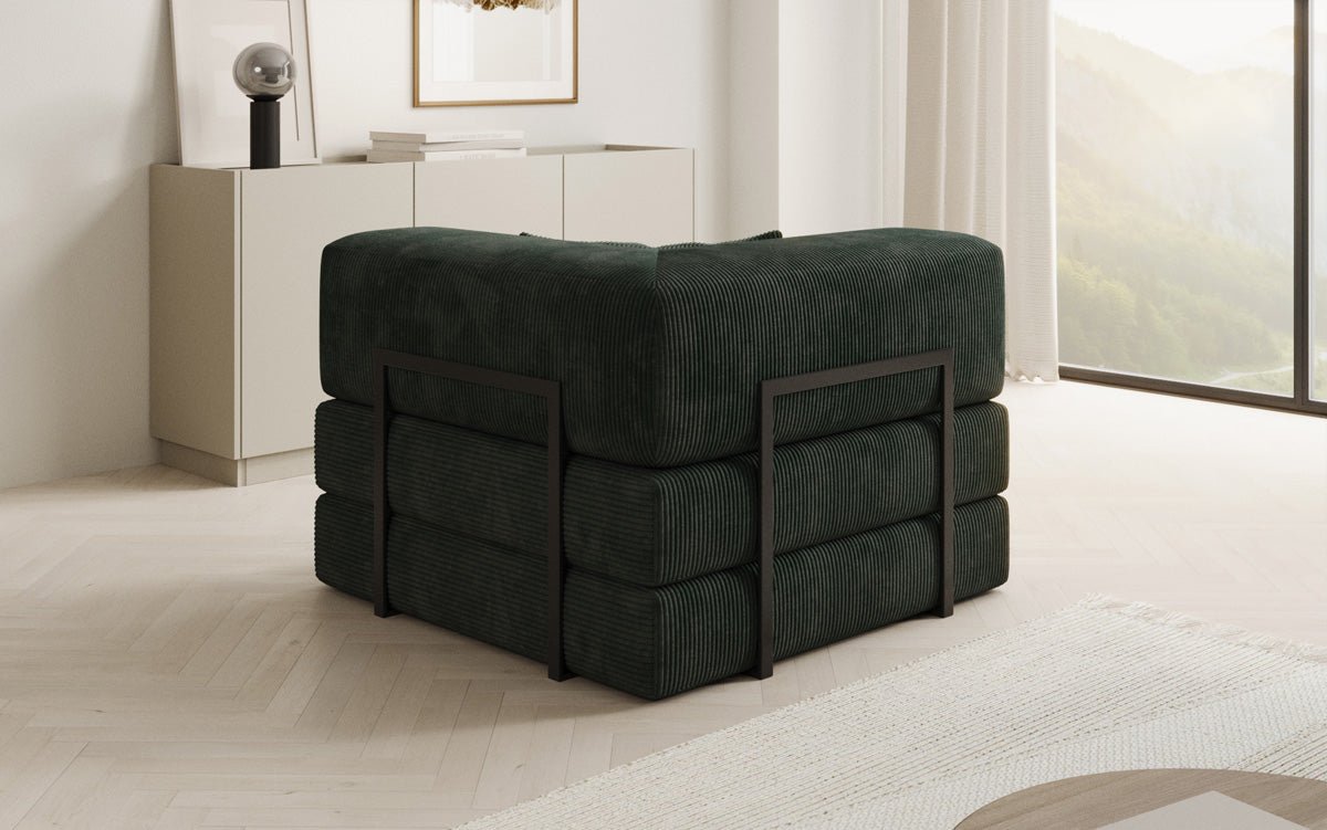 Sofa-Sessel Lazy en corduroy pour designer