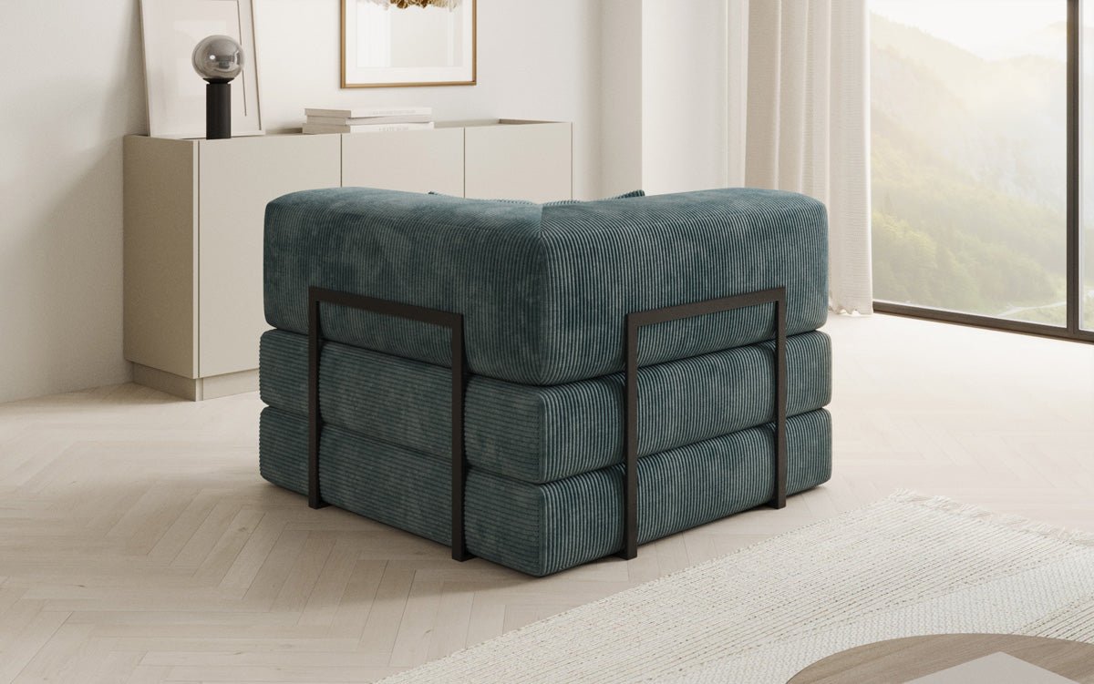 Sofa-Sessel Lazy en corduroy pour designer