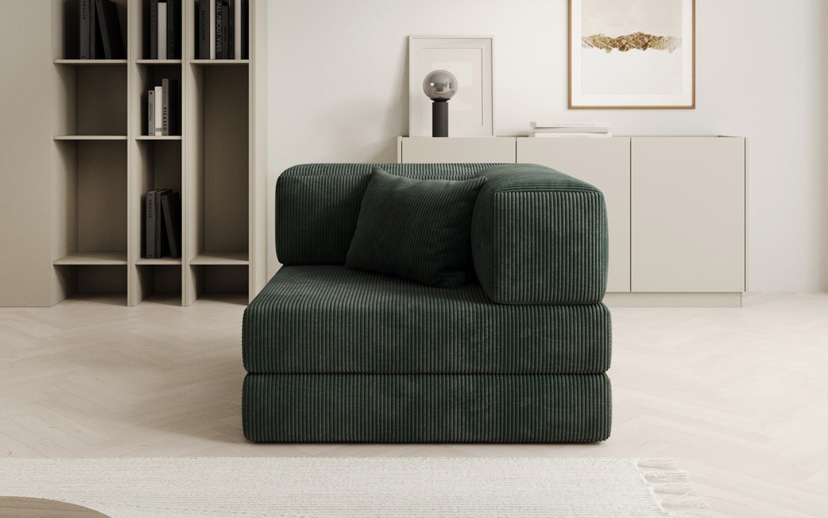 Sofa-Sessel Lazy en corduroy pour designer
