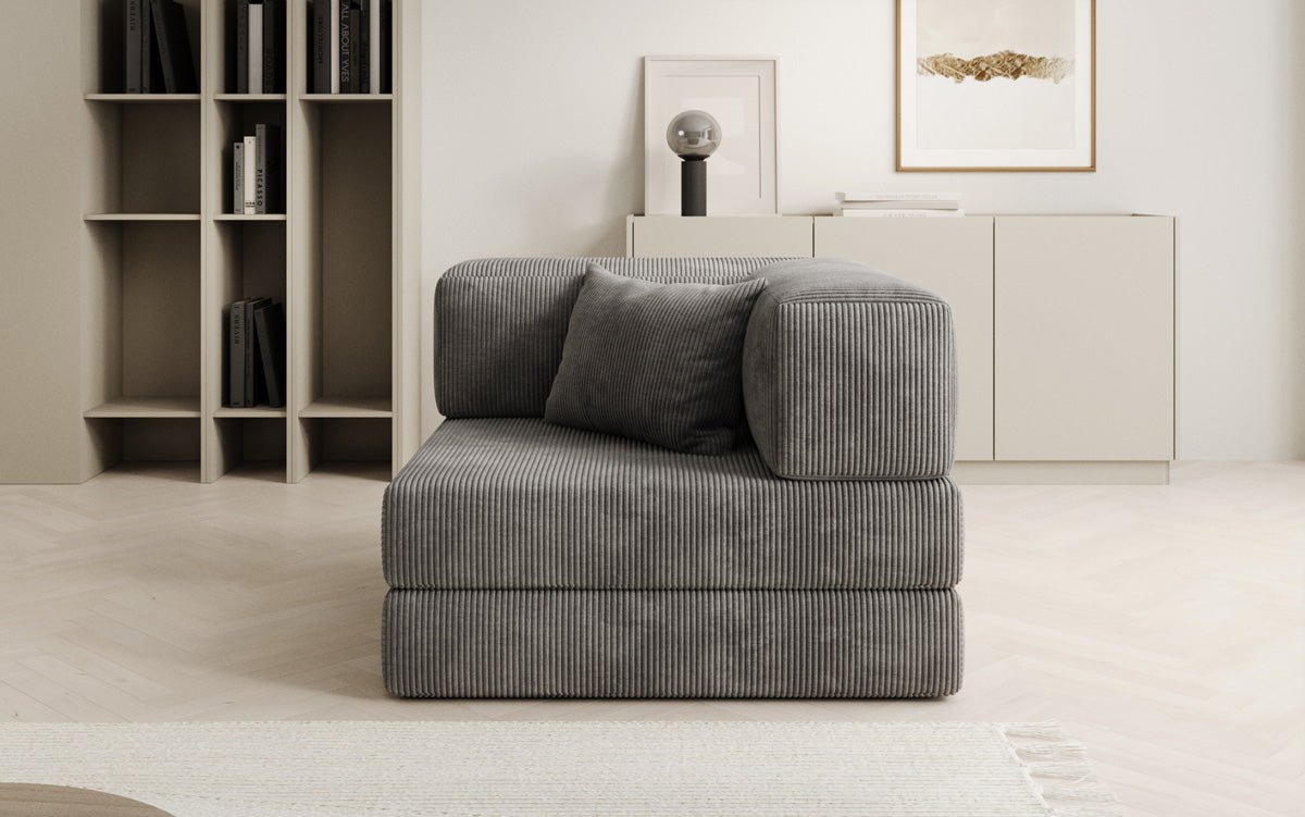 Sofa-Sessel Lazy en corduroy pour designer
