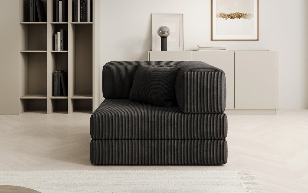 Sofa-Sessel Lazy en corduroy pour designer