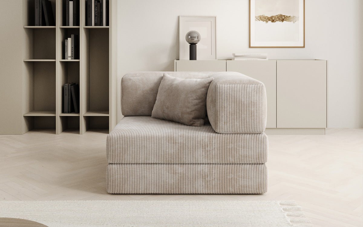 Sofa-Sessel Lazy en corduroy pour designer