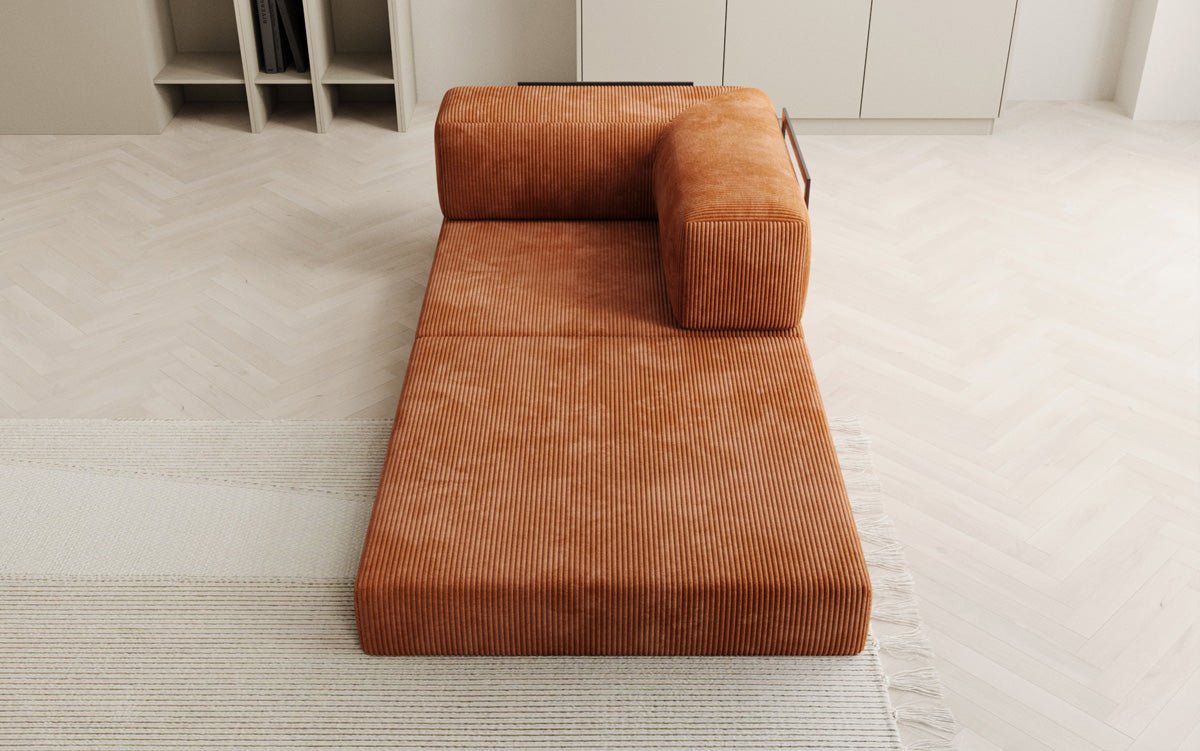 Sofa-Sessel Lazy en corduroy pour designer