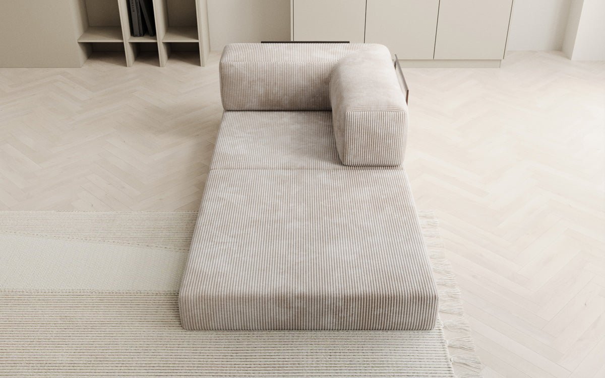 Sofa-Sessel Lazy en corduroy pour designer