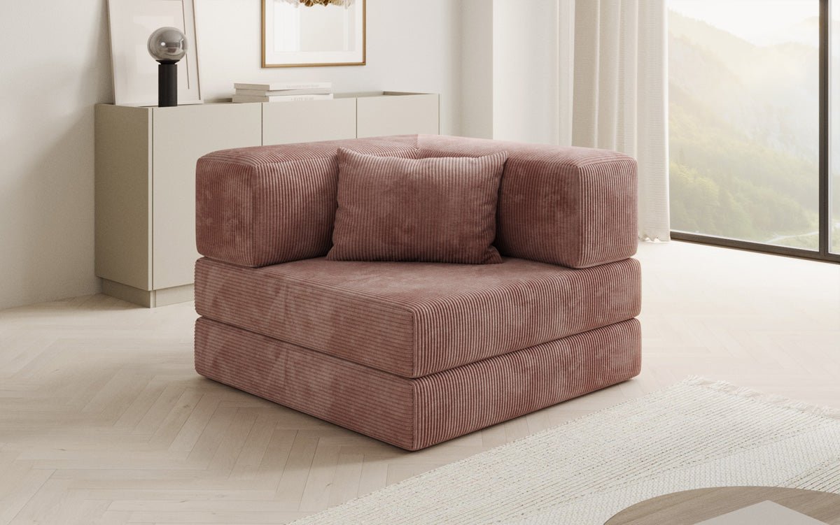 Sofa-Sessel Lazy en corduroy pour designer