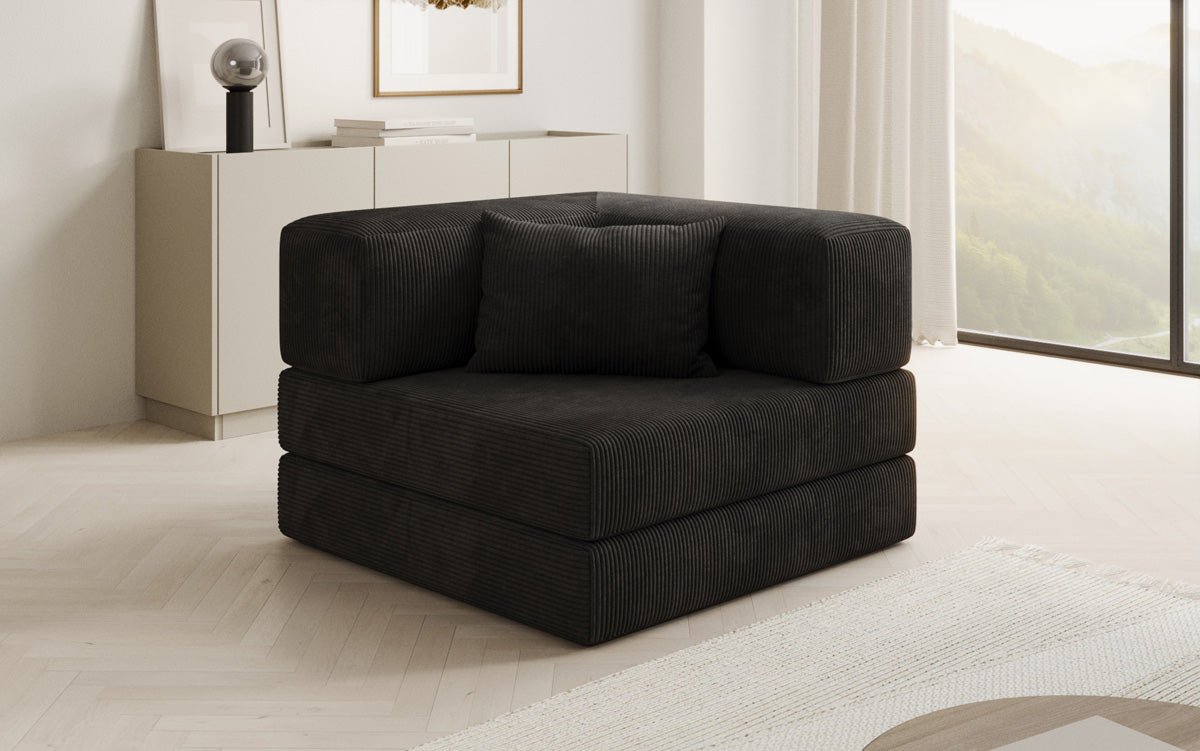 Sofa-Sessel Lazy en corduroy pour designer