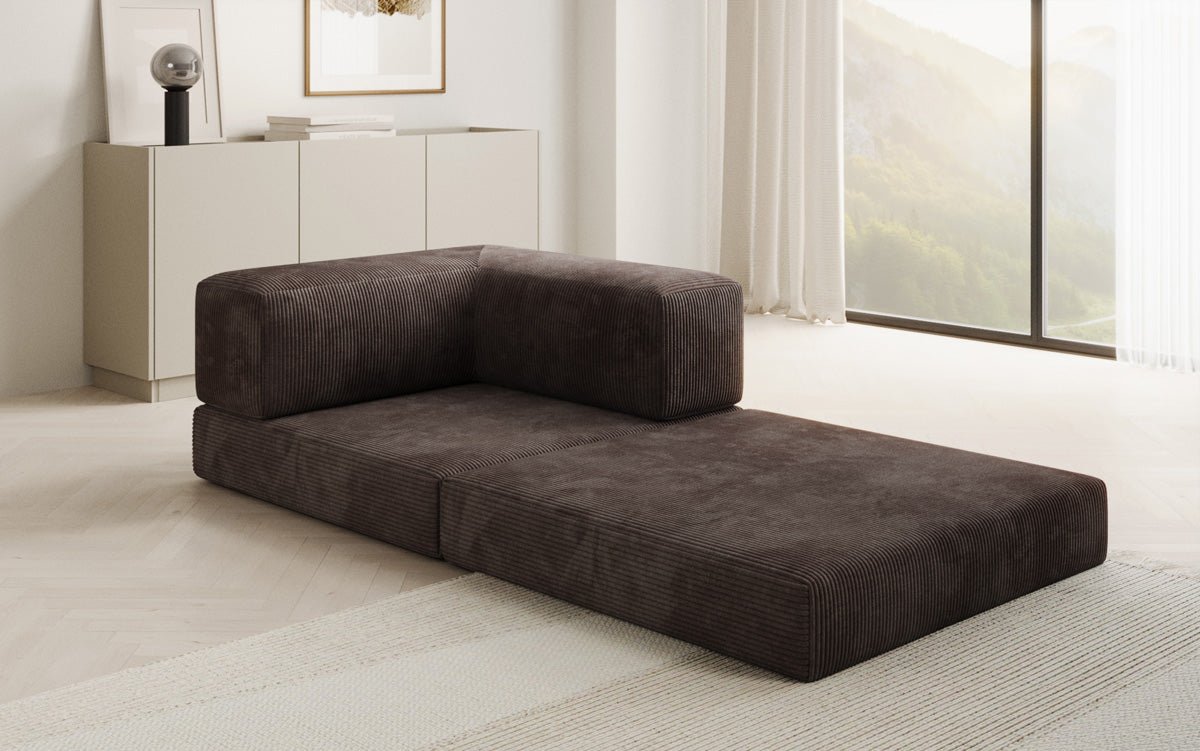 Sofa-Sessel Lazy en corduroy pour designer