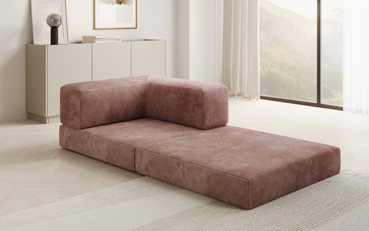 Sofa-Sessel Lazy en corduroy pour designer