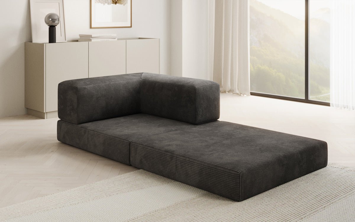 Sofa-Sessel Lazy en corduroy pour designer