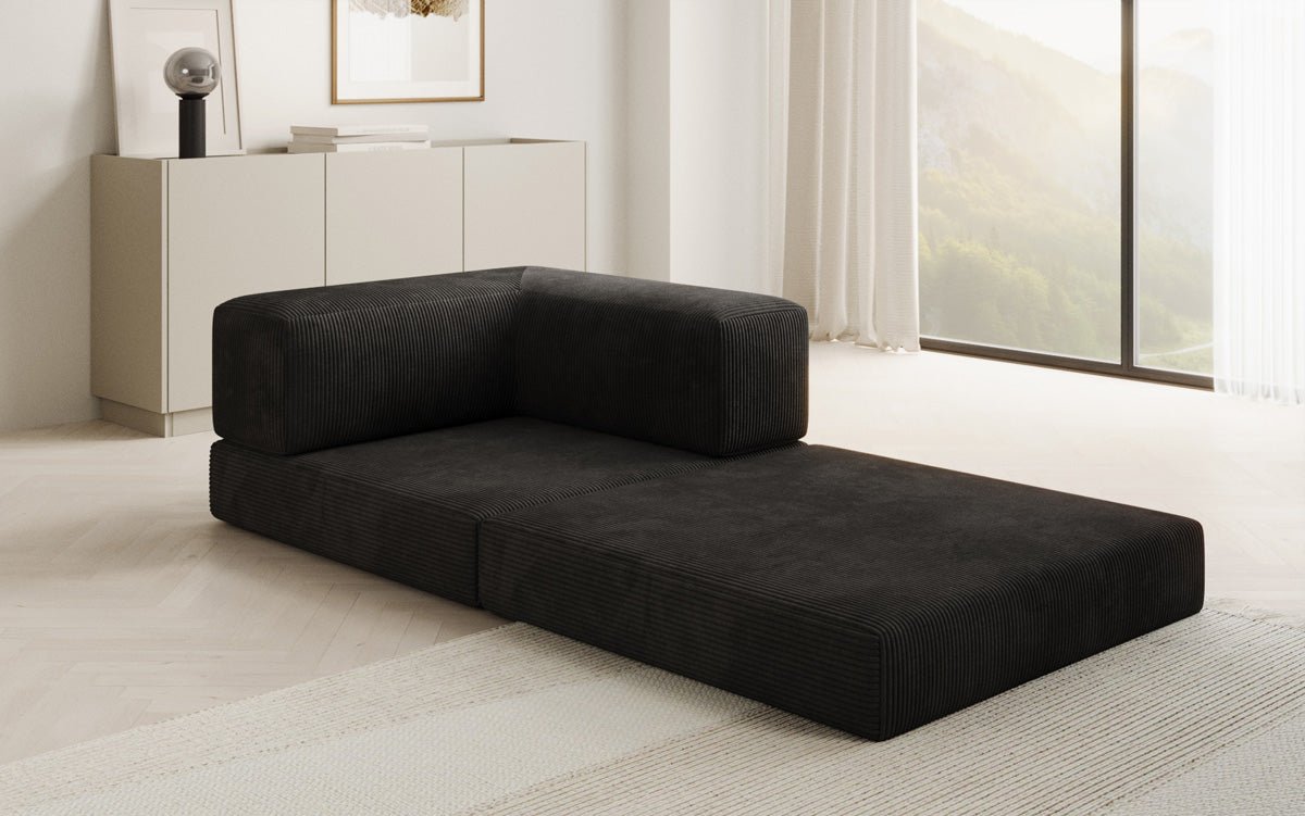 Sofa-Sessel Lazy en corduroy pour designer
