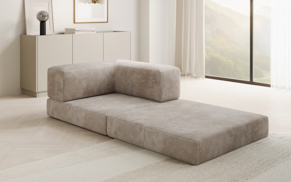 Sofa-Sessel Lazy en corduroy pour designer