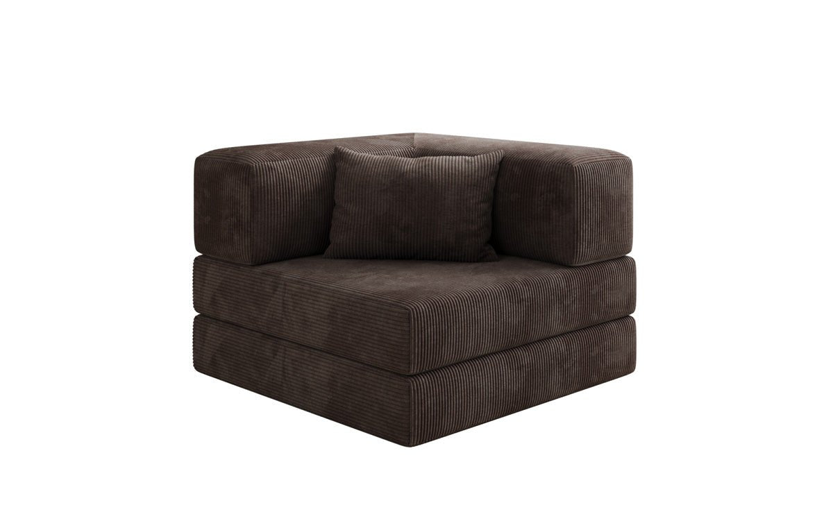 Sofa-Sessel Lazy en corduroy pour designer