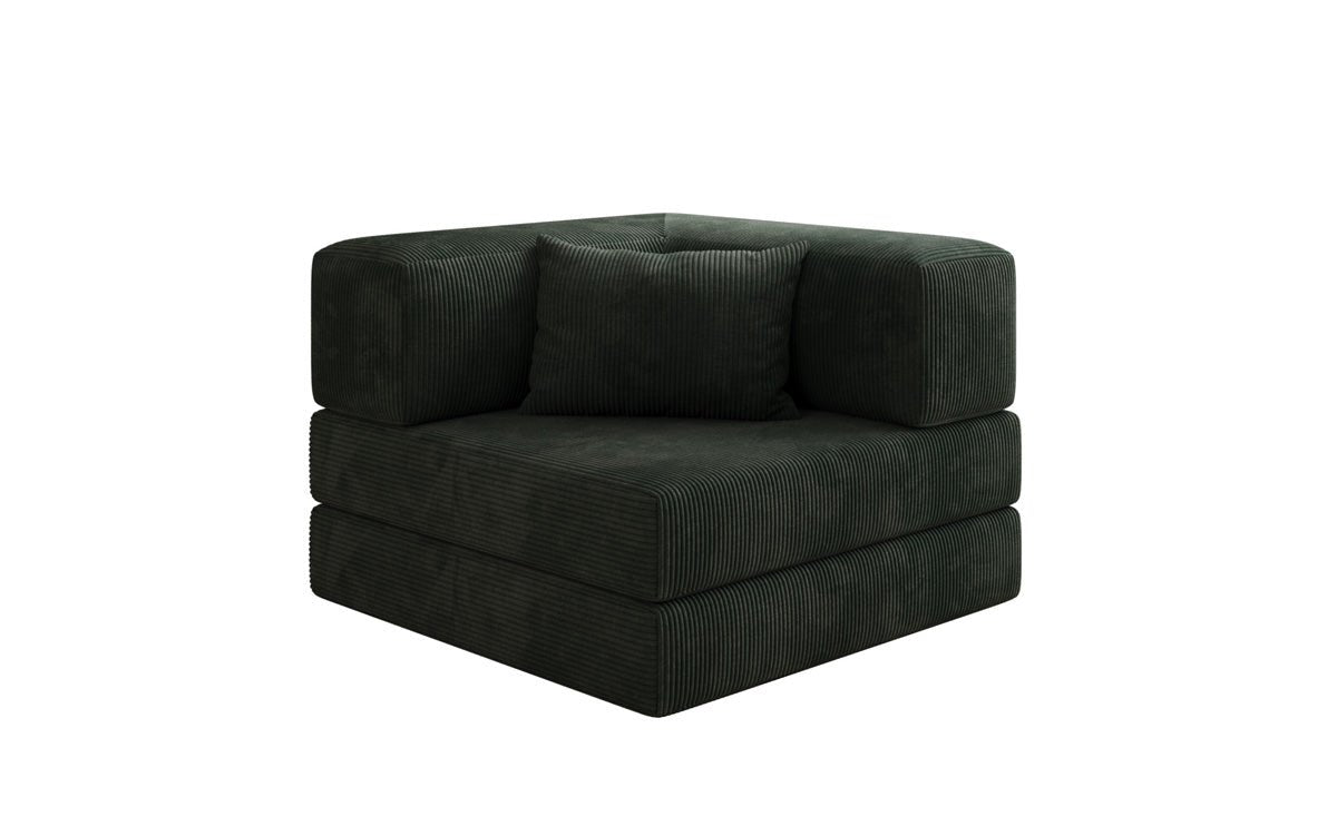Sofa-Sessel Lazy en corduroy pour designer
