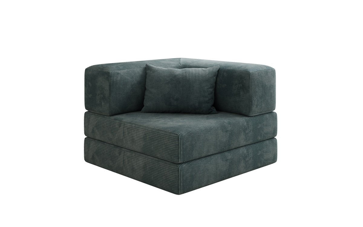 Sofa-Sessel Lazy en corduroy pour designer