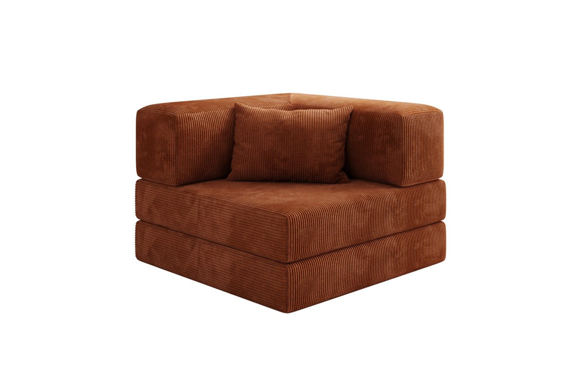 Sofa-Sessel Lazy en corduroy pour designer
