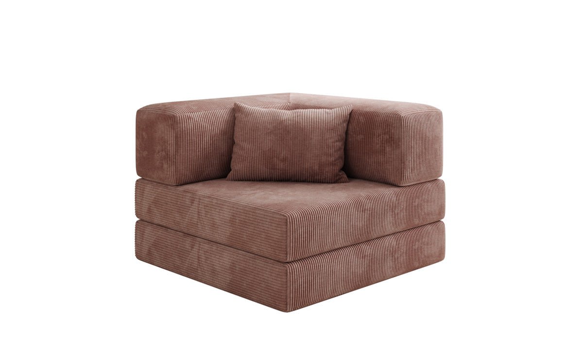 Sofa-Sessel Lazy en corduroy pour designer