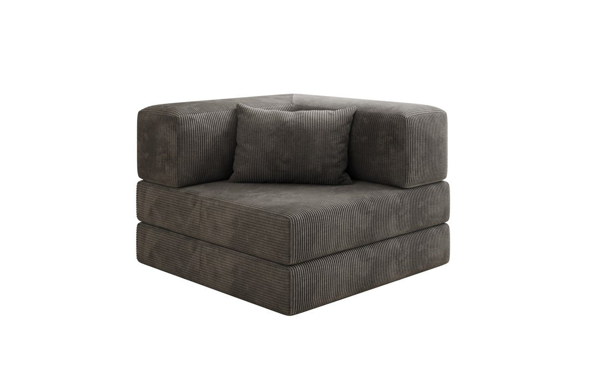 Sofa-Sessel Lazy en corduroy pour designer
