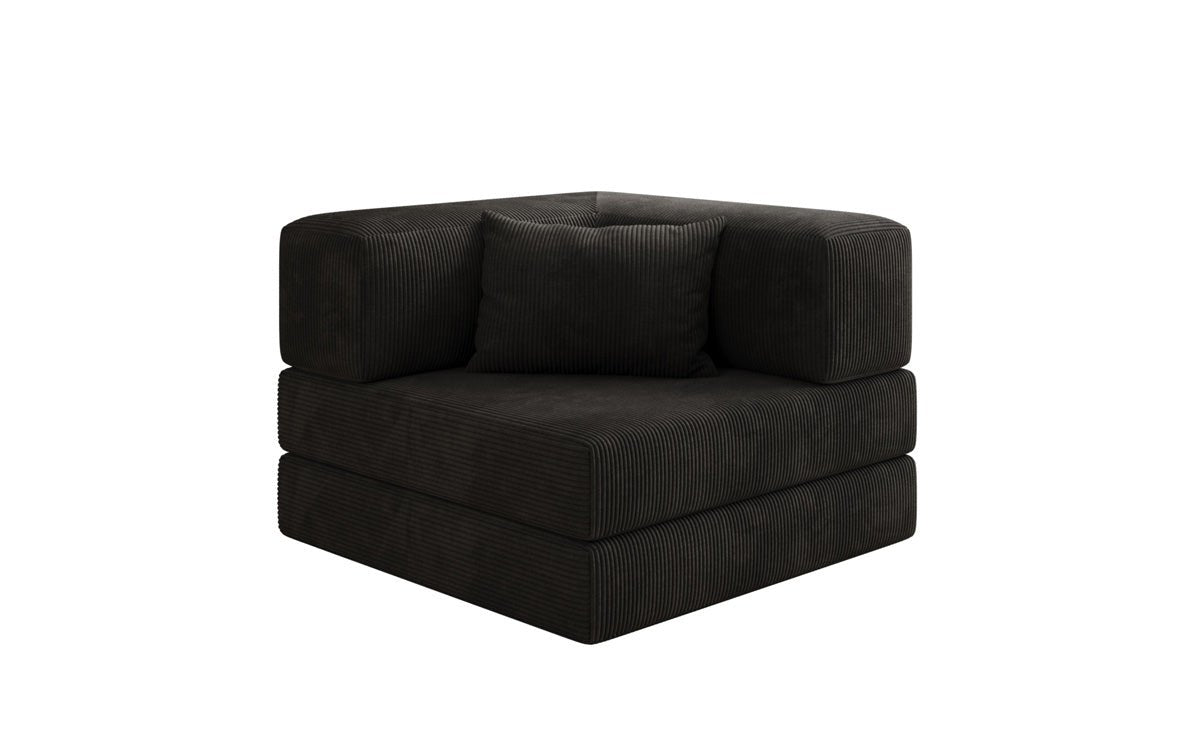 Sofa-Sessel Lazy en corduroy pour designer
