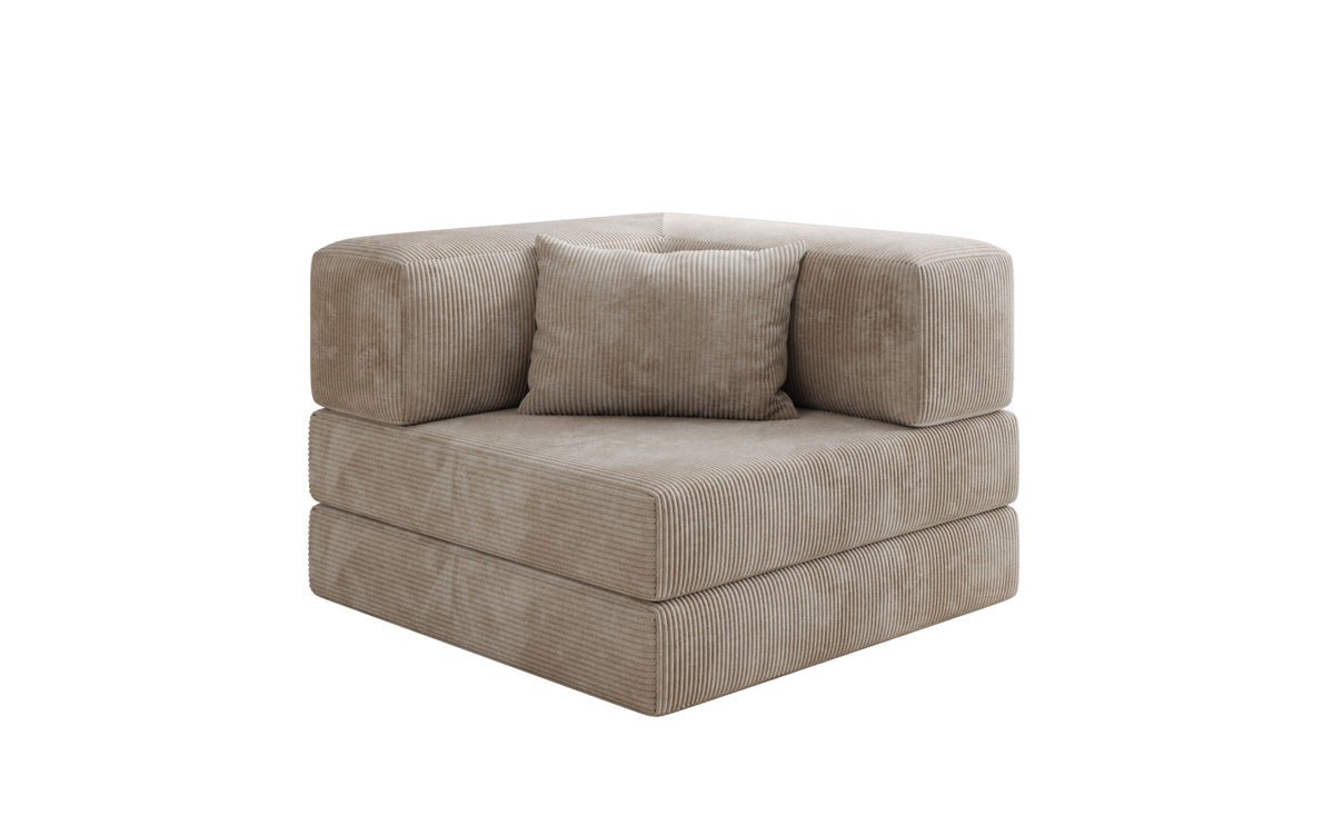 Sofa-Sessel Lazy en corduroy pour designer
