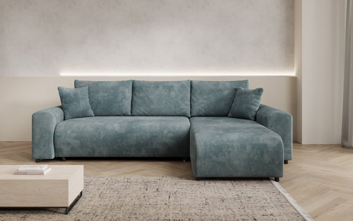 Designer Sofa Hanna mit Schlaffunktion und Stauraum