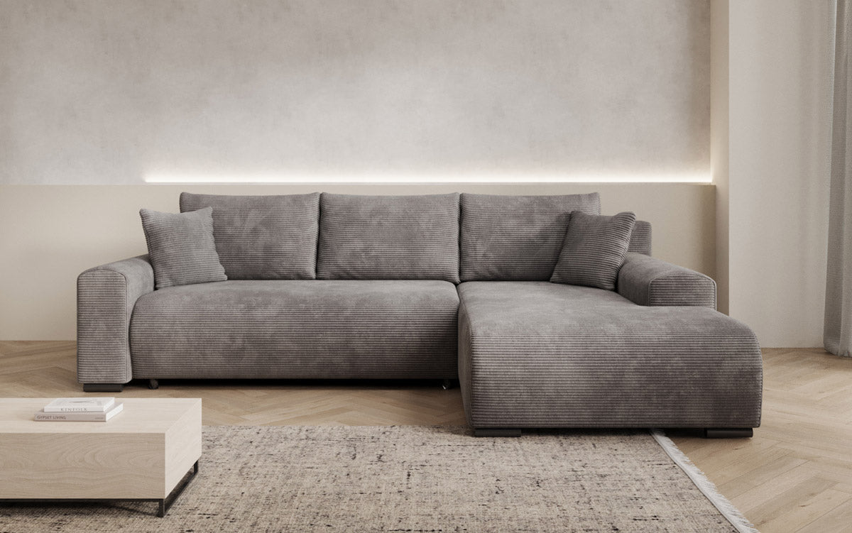 Designer Sofa Hanna mit Schlaffunktion und Stauraum