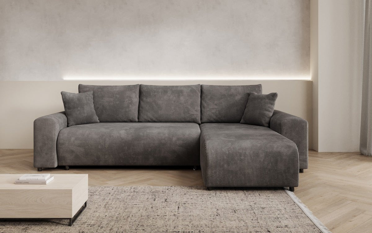 Designer Sofa Hanna mit Schlaffunktion und Stauraum