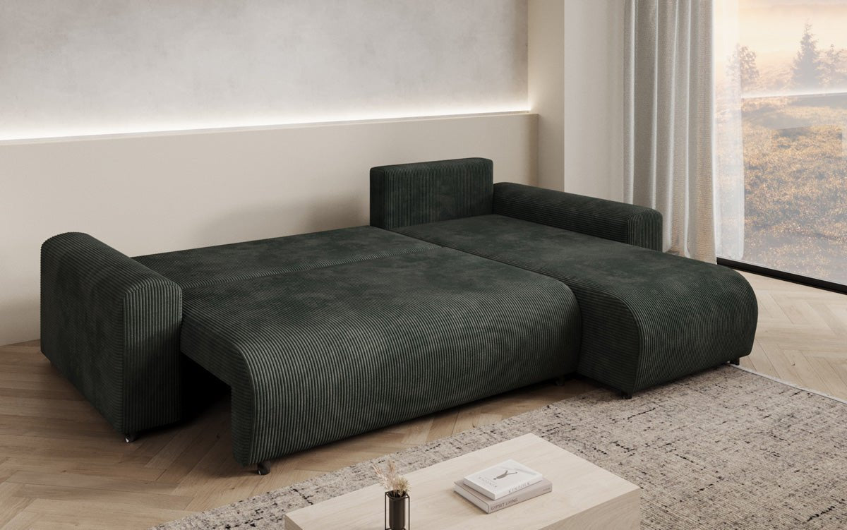 Designer Sofa Hanna mit Schlaffunktion und Stauraum
