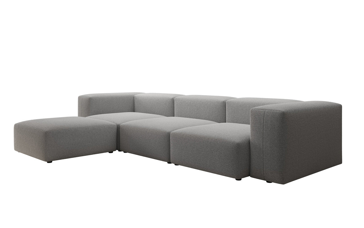 Designer L Sofa Snug in Bouclé