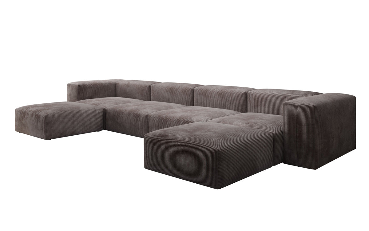 Designer U Sofa Snug in Cord
