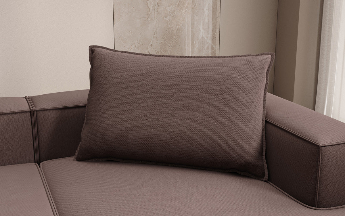 Zierkissen Lesley 45x80 en Tissu