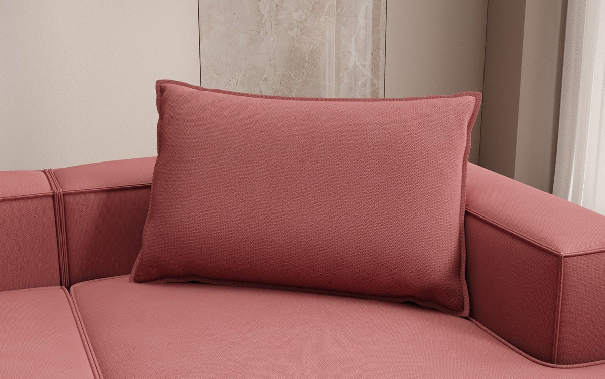 Zierkissen Lesley 45x80 en Tissu