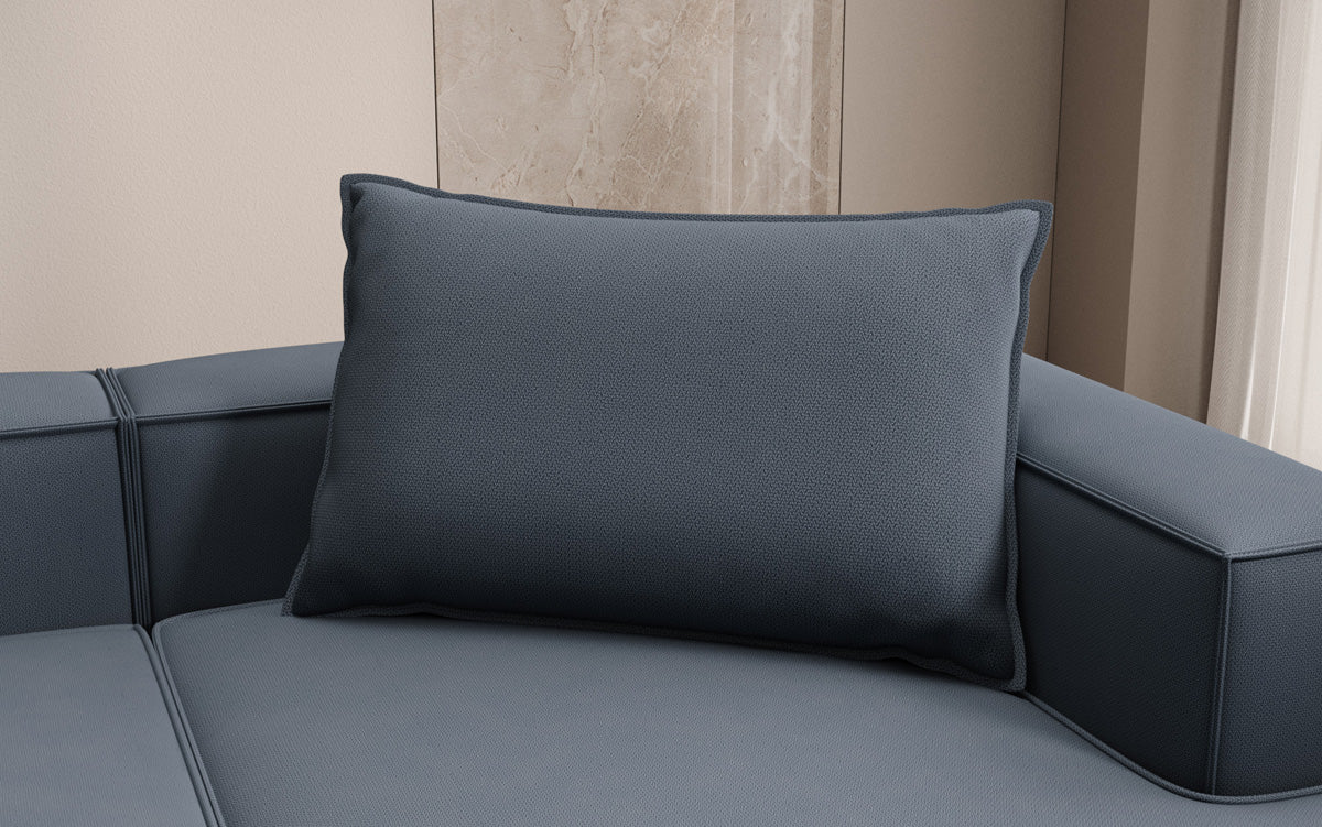 Zierkissen Lesley 45x80 en Tissu