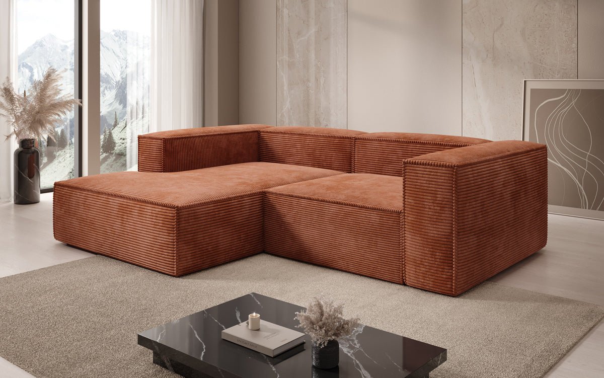 Designer Sofa Lesley L Mini in Cord