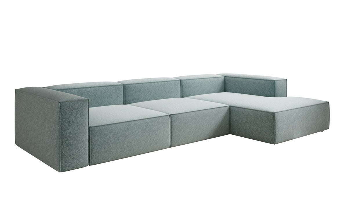 Designer Sofa Lesley L in Strukturstoff