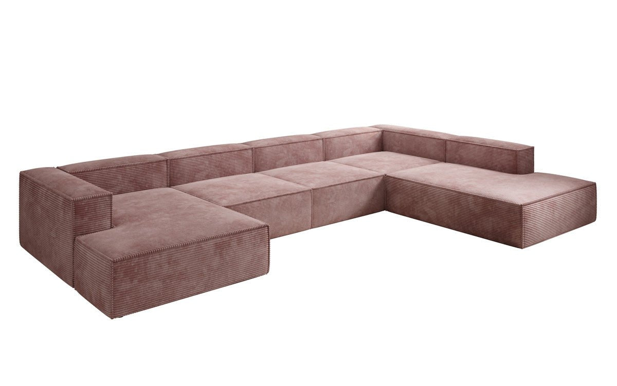 Designer Sofa Lesley U XXL in Cord