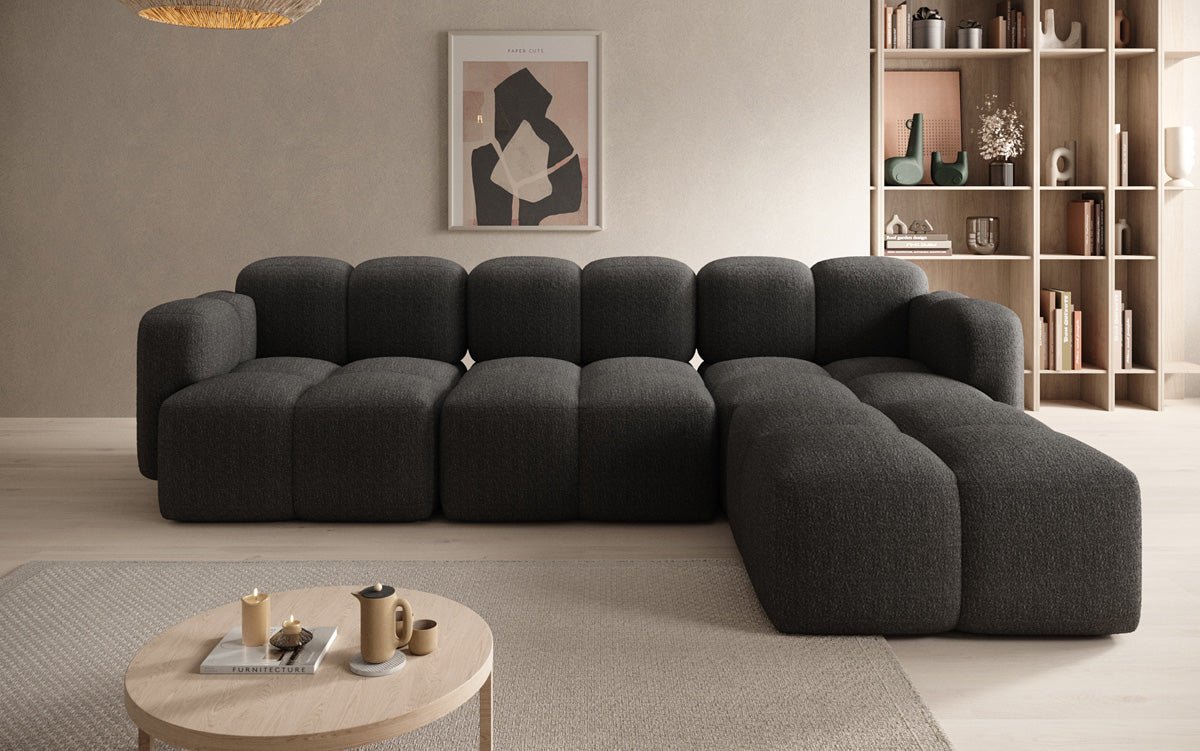 Designer L Sofa Celly in Bouclé