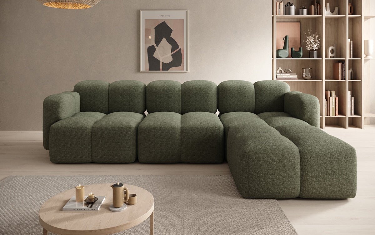 Designer L Sofa Celly in Bouclé