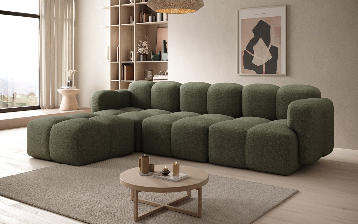 Designer L Sofa Celly in Bouclé