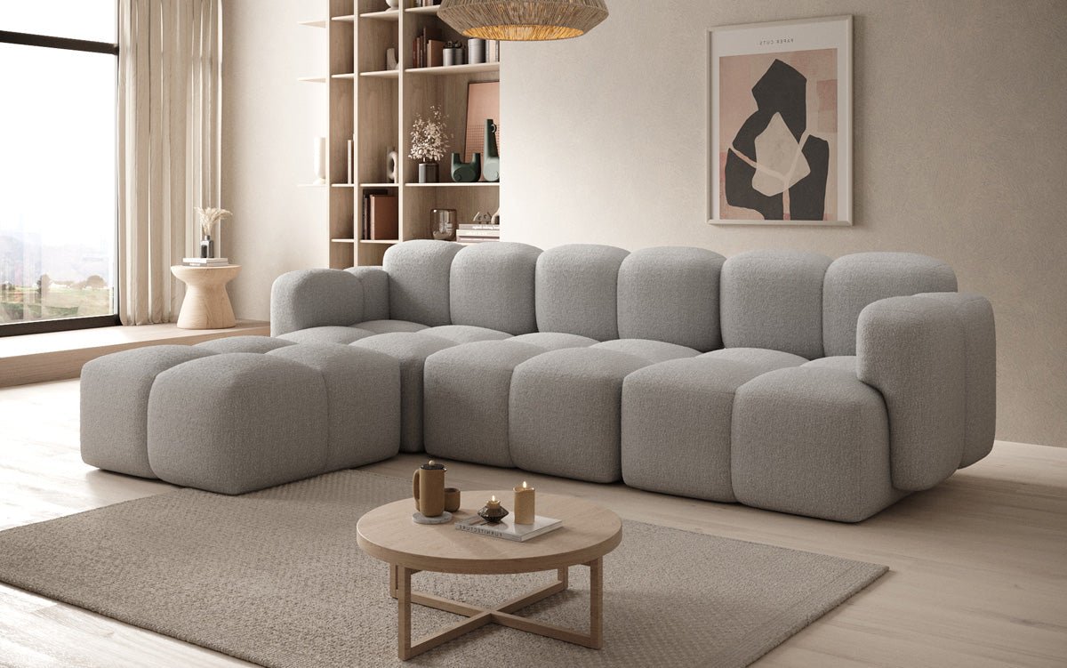 Designer L Sofa Celly in Bouclé