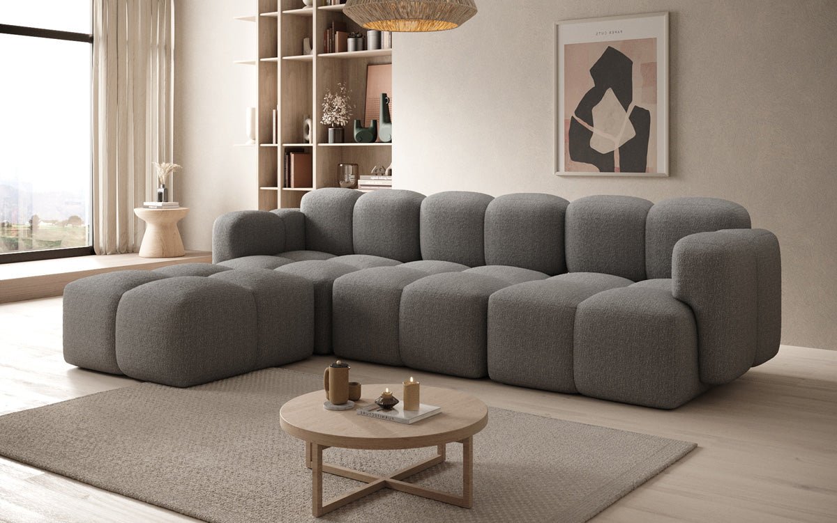 Designer L Sofa Celly in Bouclé