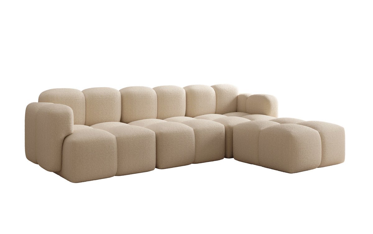 Designer L Sofa Celly in Bouclé