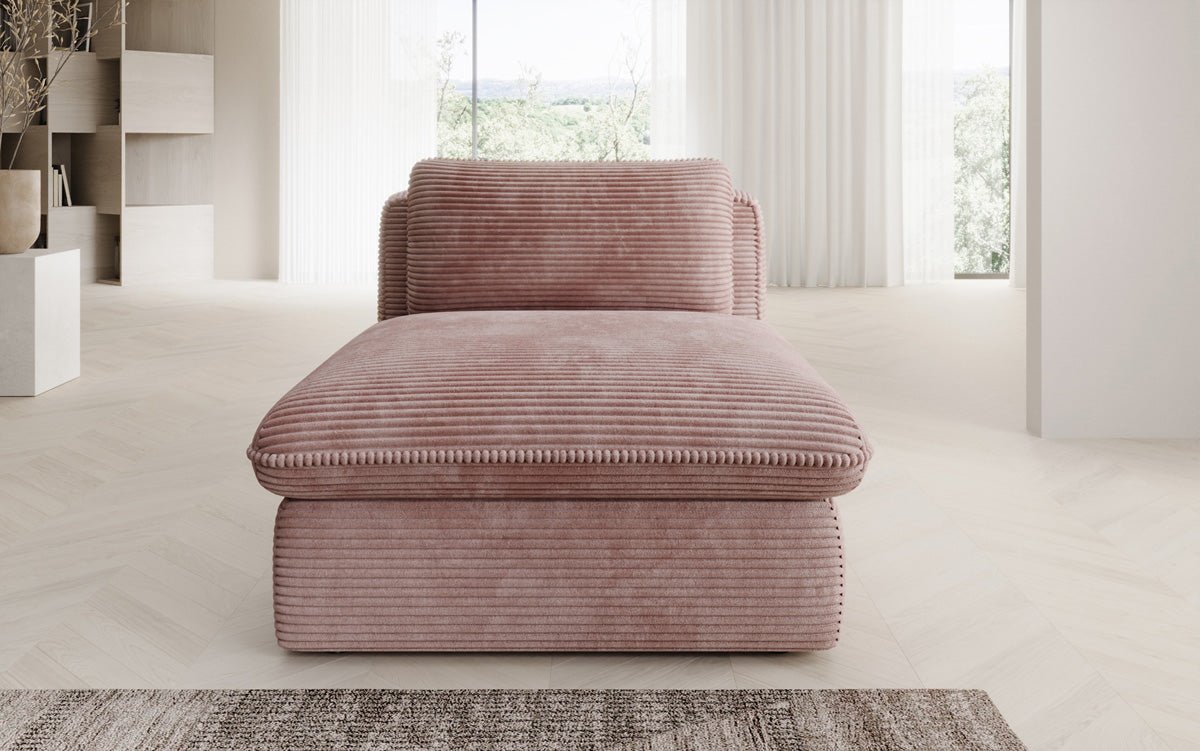 Fauteuil canapé design Cuddle en côtelé