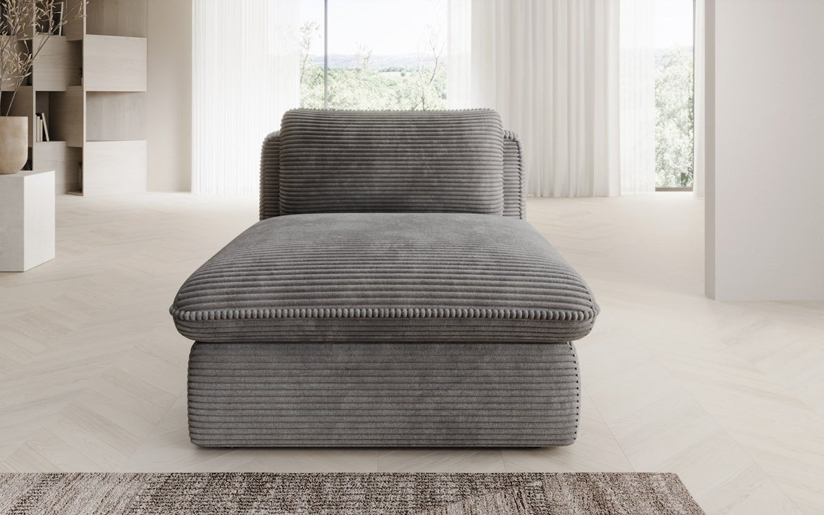 Fauteuil canapé design Cuddle en côtelé