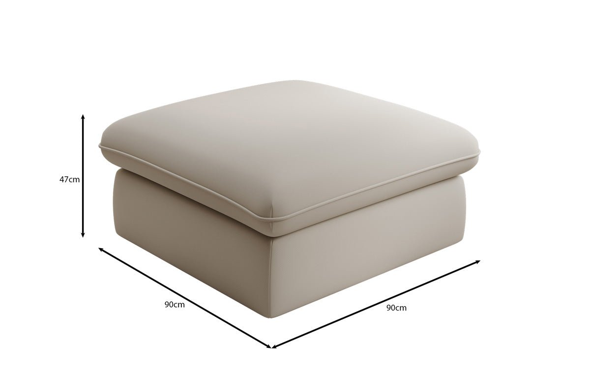 Tabouret d'appoint Cuddle en Tissu 90x90cm