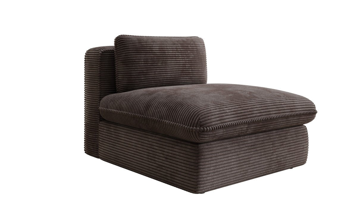 Fauteuil canapé design Cuddle en côtelé