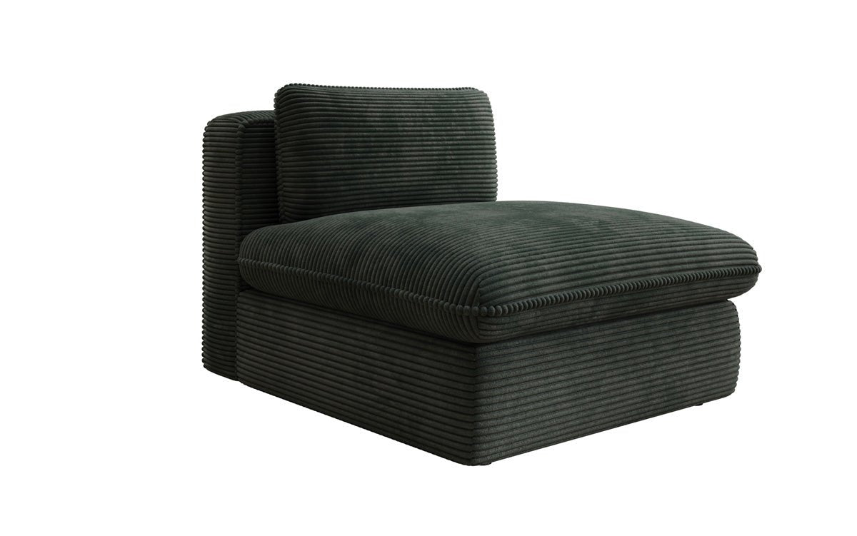 Fauteuil canapé design Cuddle en côtelé