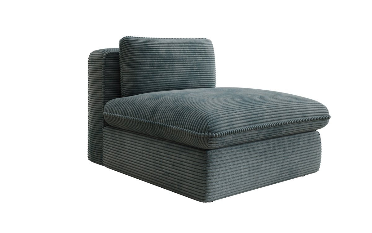 Fauteuil canapé design Cuddle en côtelé