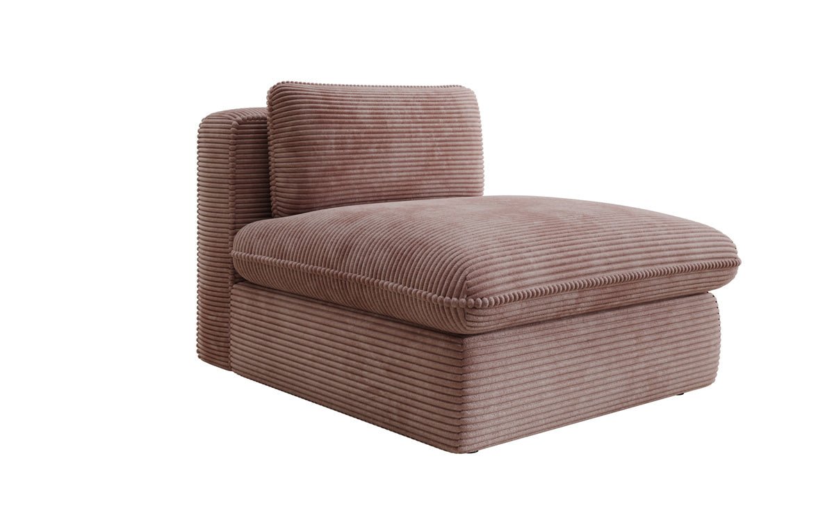 Fauteuil canapé design Cuddle en côtelé