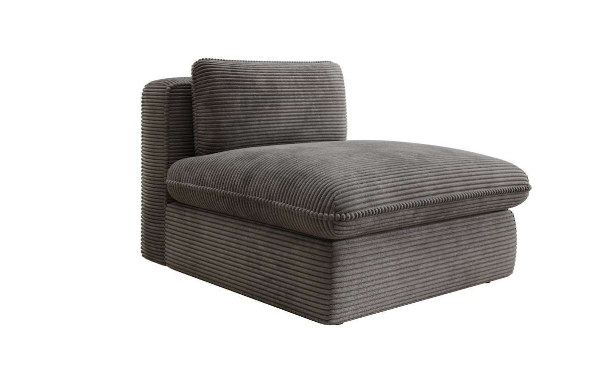Fauteuil canapé design Cuddle en côtelé